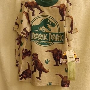 New Jurassic Park 2 piece short size 4/5 pajamas